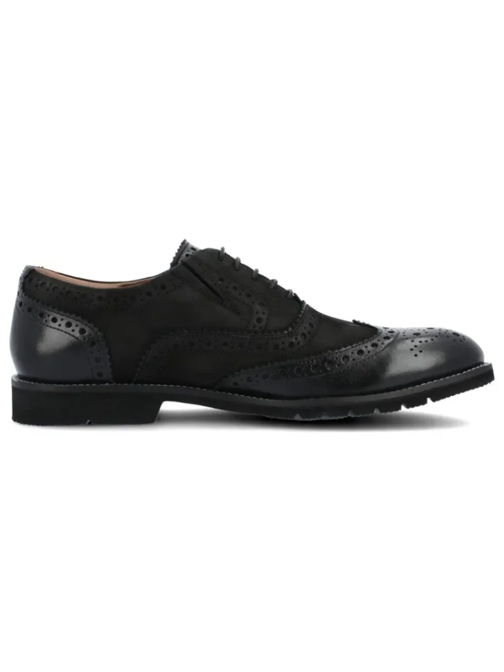 NWT Men's Thomas & Vine Covington Black Brogue Oxford M9M